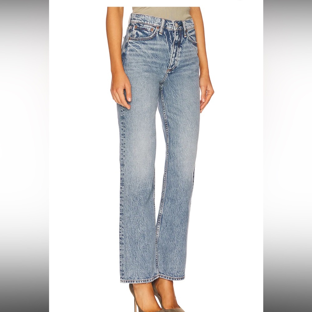 rag & bone ALEX Straight Leg light wash jeans